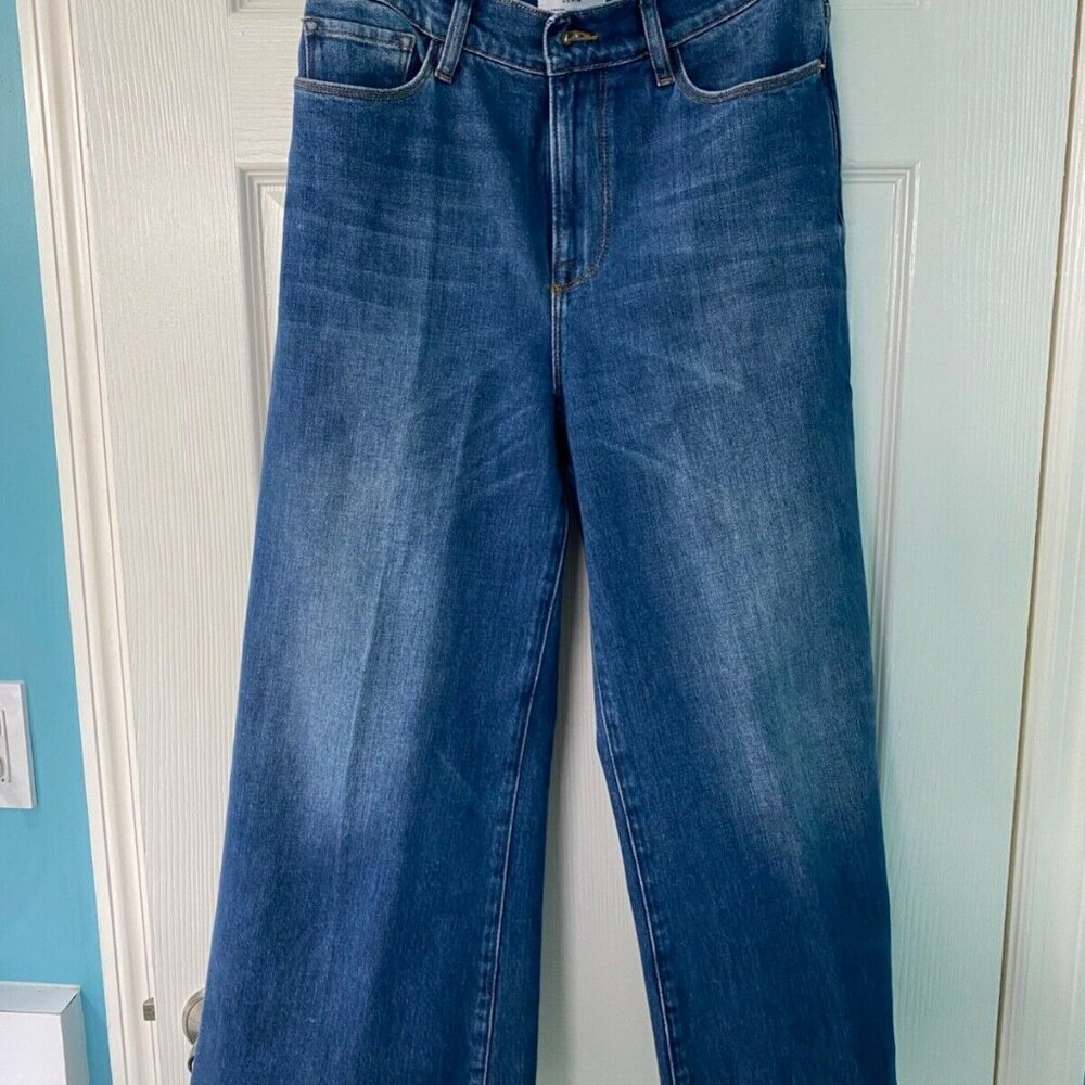 Frame Le Crop Vintage high waist wide leg crop culotte 28 - Picture 3 of 5